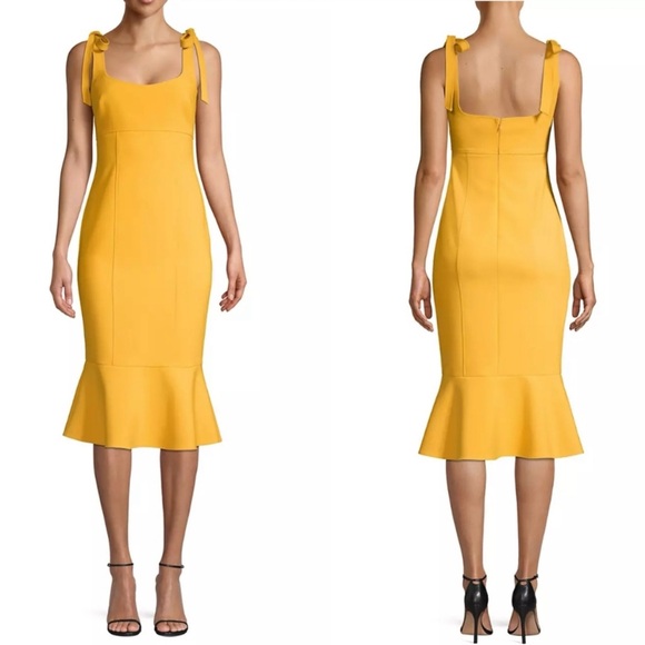 Likely Dresses & Skirts - LIKELY Ellery Fluted Hem Midi Dress